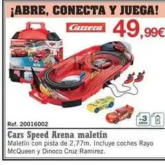 DRIM Carrera - cars speed arena maletin oferta