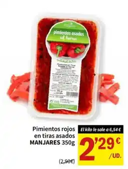 SPAR Manjares pimientos rojos en tiras asados oferta