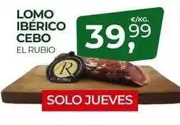Quality Supermercados El rubio - lomo iberico cebo oferta
