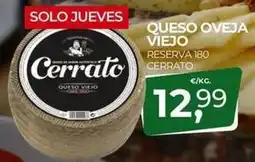 Quality Supermercados Cerrato - queso oveja viejo oferta