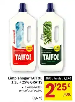 SPAR Limpiahogar TAIFOL oferta