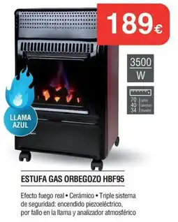 Milar Orbegozo estufa gas hbf95 oferta