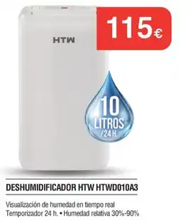 Milar HTW deshumidificador htwd010a3 oferta