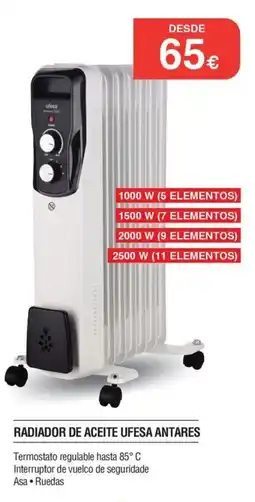 Milar ufesa radiador de aceite antares oferta