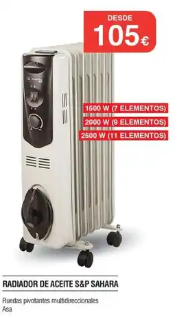 Milar S&P SAHARA radiador de aceite oferta
