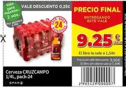 SPAR Cruzcampo - cerveza oferta
