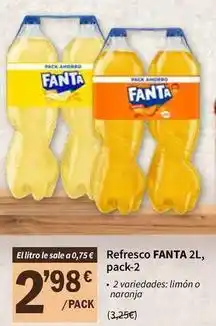 SPAR Fanta - refresco oferta