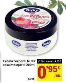 SPAR Crema corporal rosa mosqueta oferta