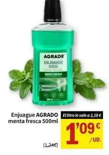 SPAR Agrado - enjuague menta fresca oferta