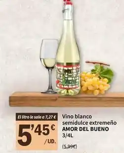 SPAR Blanco - vino semidulce extremeno oferta