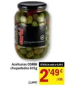 SPAR Corbi - aceitunas chupadedos oferta