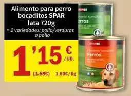 SPAR Spar - alimento para perro bocaditos oferta