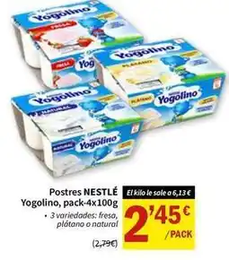 SPAR Nestlé - postres oferta