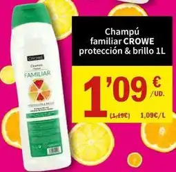 SPAR Crowe - champú familiar oferta