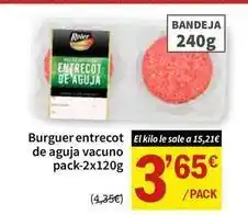 SPAR Roler - burguer entrecot de aguja vacuno oferta