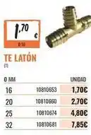 Obramat Te latón oferta