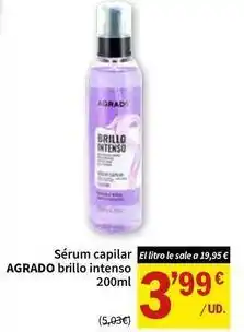 SPAR Agrado - sérum capilar brillo intenso oferta