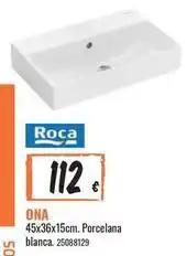 Obramat Roca - 45x36x15cm. porcelana blanca oferta