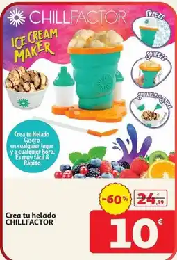 Alcampo Chillfactor - crea tu helado oferta