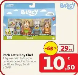 Alcampo Bluey - pack let's play chef oferta