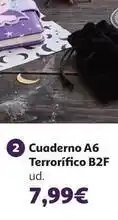 Alcampo Cuaderno a6 terrorífico b2f oferta