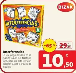 Alcampo Bizak - interferencias oferta