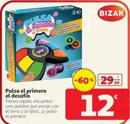 Alcampo Bizak - pulsa el primero el desafio oferta