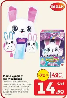 Alcampo Bebé - mamá conejo y sus mini oferta