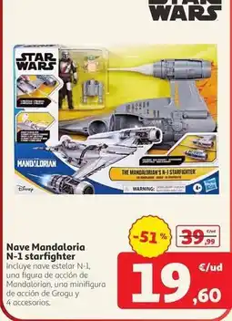 Alcampo Star wars - nave mandaloria n-1 starlighter oferta