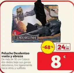 Alcampo Dragon - peluche desdentao vuela y abraza oferta