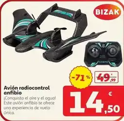 Alcampo Bizak - avion radiocontrol anfibio oferta