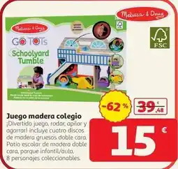 Alcampo Melissa - juego madera colegio oferta