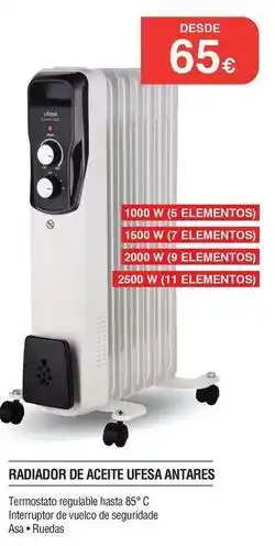 Milar Ufesa - radiador de aceite oferta