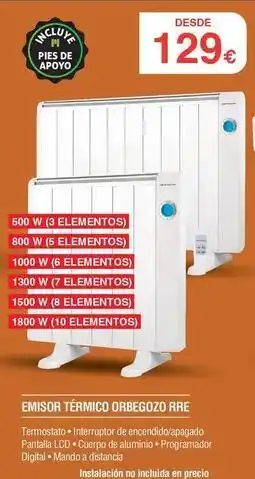 Milar Orbegozo - emisor térmico oferta