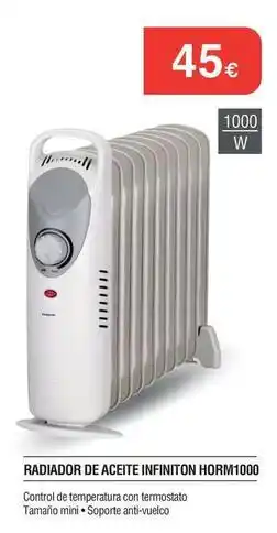 Milar Infiniton - radiador de aceite infiniton horm1000 oferta