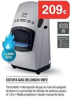 Milar Delonghi - estufa gas oferta