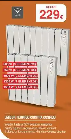 Milar Cointra - emisor térmico oferta