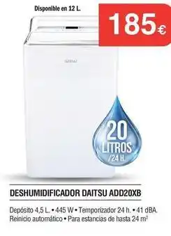 Milar Daitsu - deshumidificador add20xb oferta