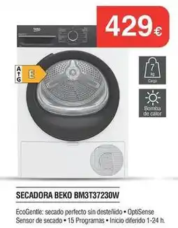 Milar Beko - secadora bm3t37230w oferta