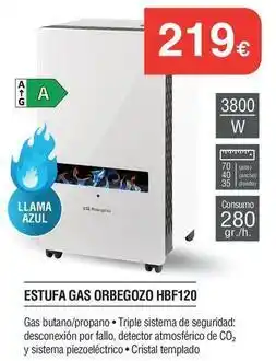 Milar Orbegozo - estufa gas hbf120 oferta