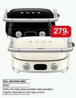 Milar Smeg - grill multiuso mgf01 oferta