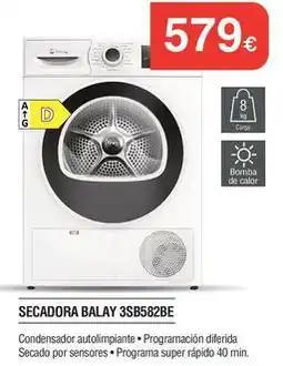 Milar Balay - secadora 3sb582be oferta