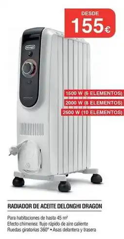 Milar Delonghi - radiador de aceite oferta