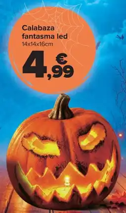 Carrefour Calabaza fantasma led oferta