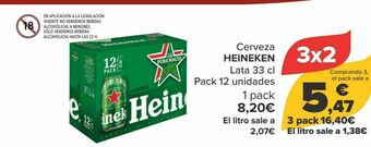 Carrefour Cerveza heineken oferta