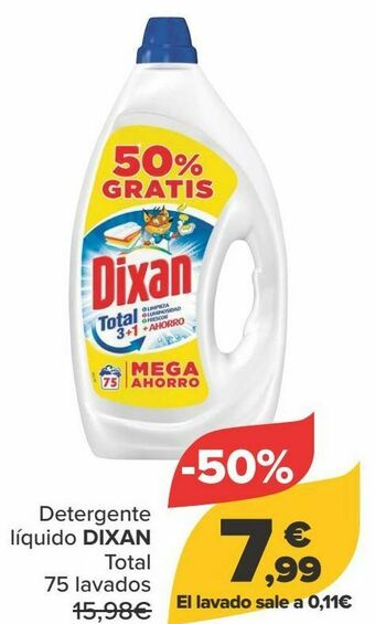 Carrefour Detergente líquido dixan oferta