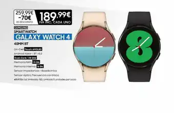 Costco Samsung Galaxy Watch 4 oferta