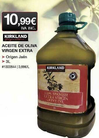 Costco Kirkland Aceite De Oliva Virgen Extra oferta