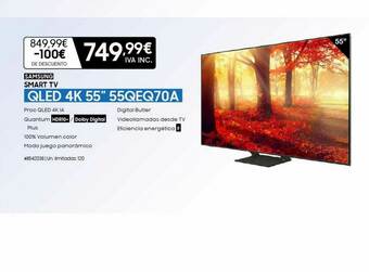 Costco Samsung Smart Tv Qled 4k 55 oferta