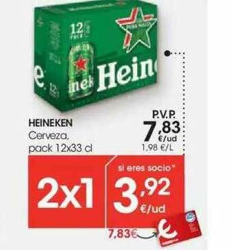 Eroski Heineken Cerveza oferta